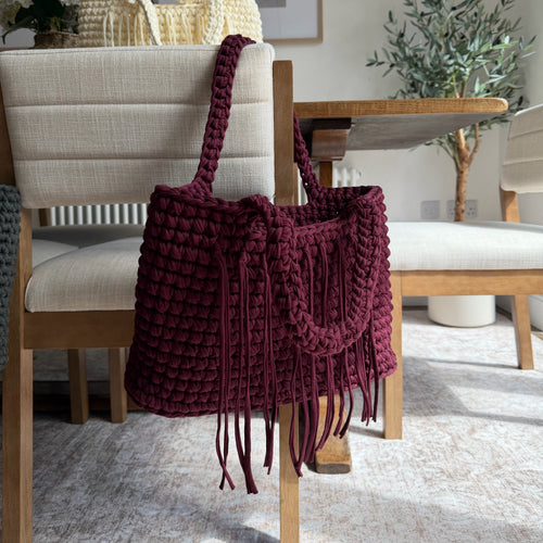 Morel XL Tote in Mulberry