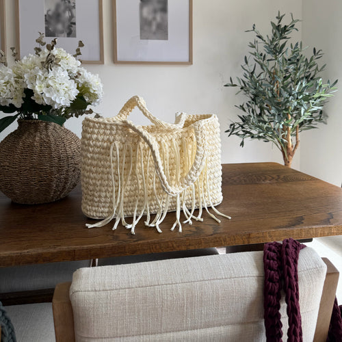 Oatmilk Morel XL Tote